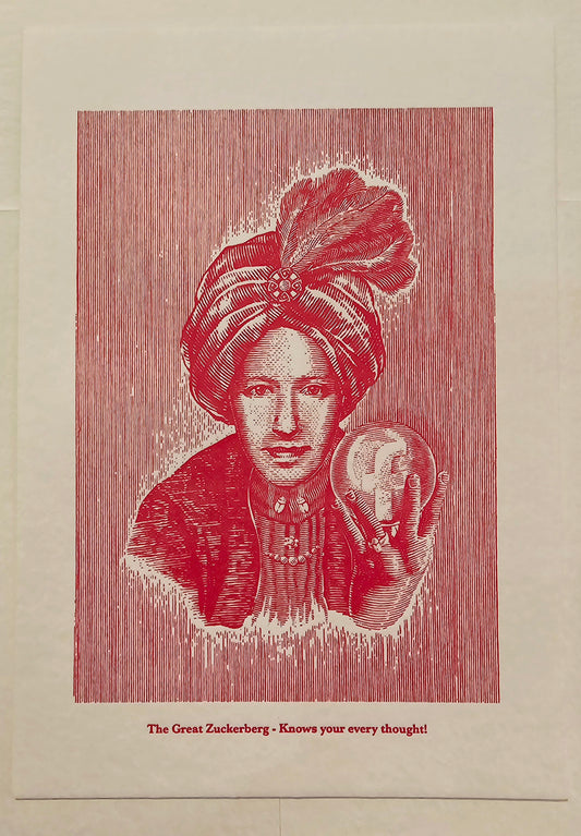 Mini Print Zuckerberg