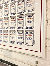 Load image into Gallery viewer, Soup Cans Poster with POW Tube (Framed)
