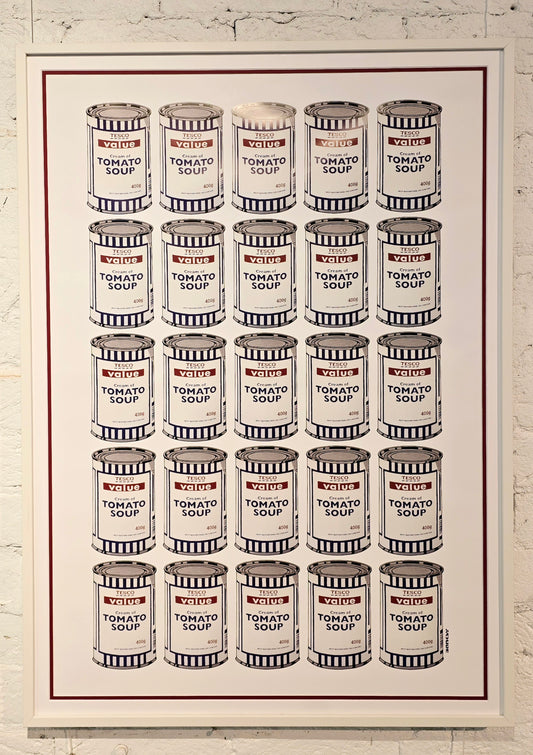 Soup Cans Poster with POW Tube (Framed)