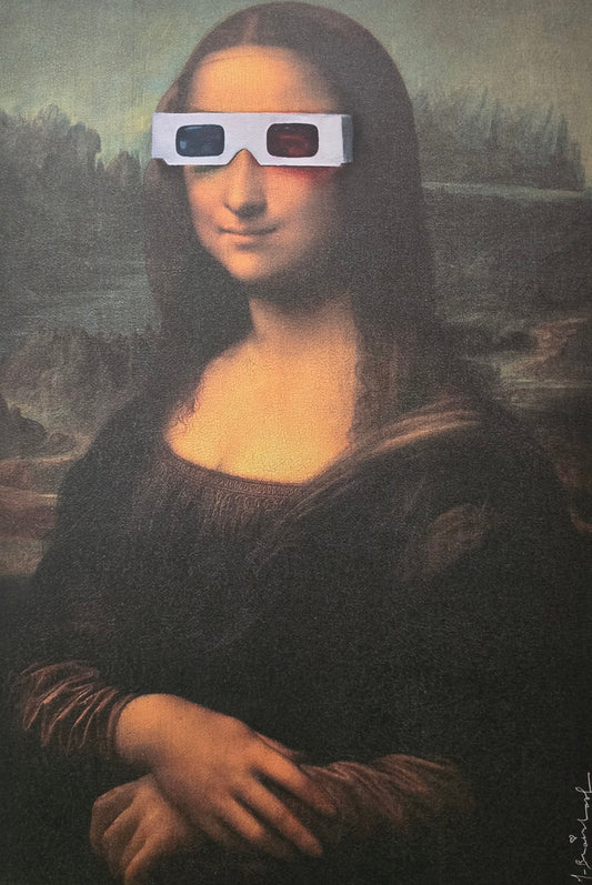 Mona Lisa 3D (Framed)
