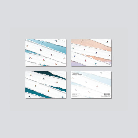 Set of 4 Lenticular Postcard (Official Exhibition Postcards)