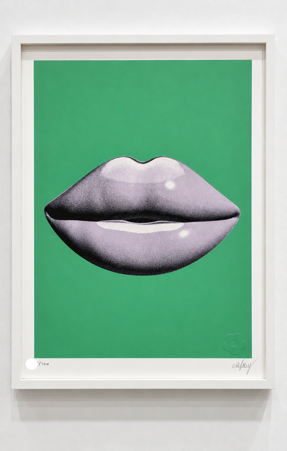 Smiley (green background)