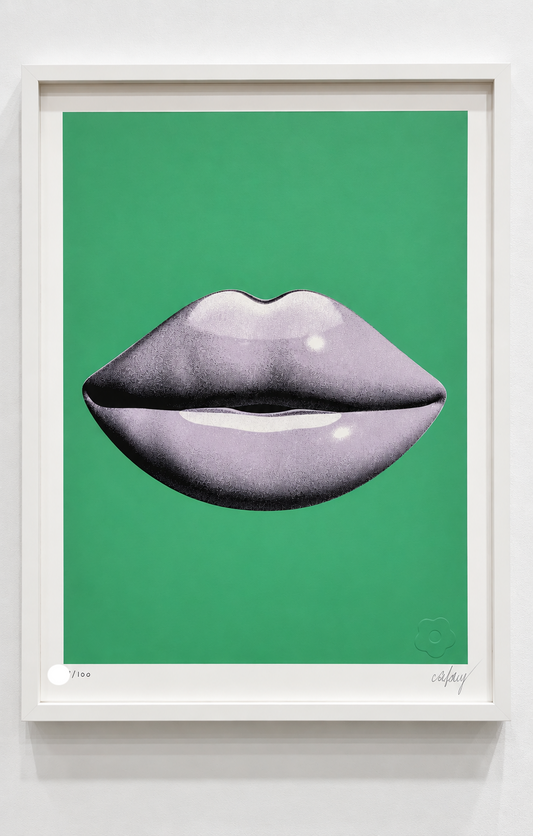 Smiley (green background)
