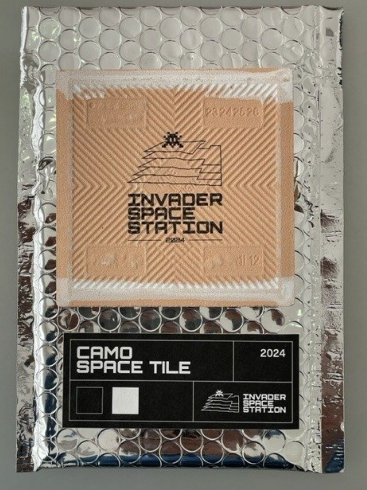 Camo Space Tile (Black and White)