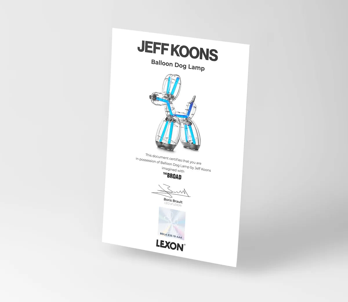 SET Balloon Dog Lamp + Speaker by Jeff Koons x Lexon