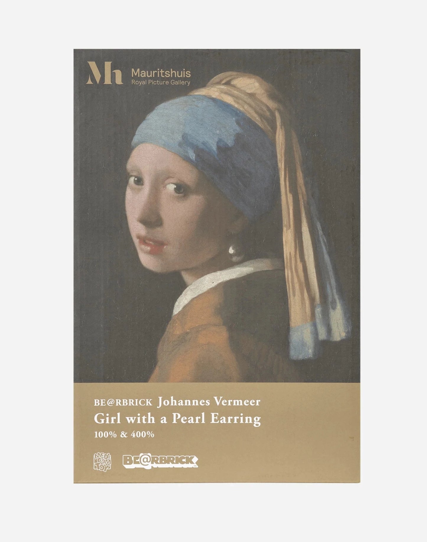 Be@rbrick 100% & 400% Set Johanned Vermeer (Girl With A Pearl Earring)