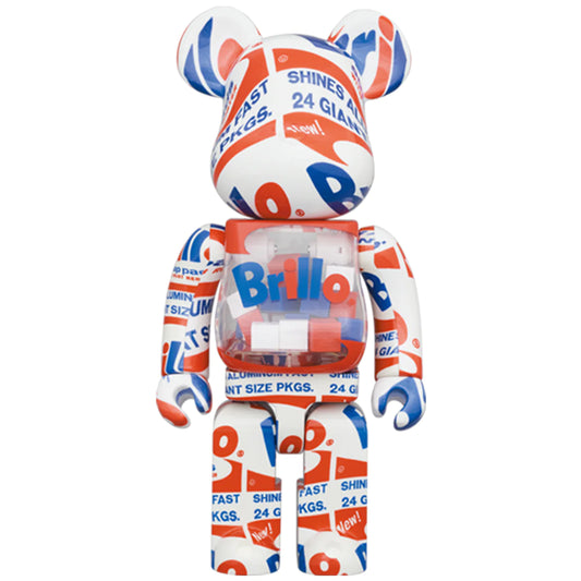 BE@RBRICK Andy Warhol's "Brillo" 400% + 100%