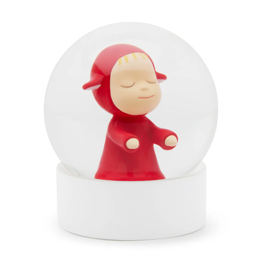 Yoshitomo Nara Little Wanderer Snow Globe (Red)