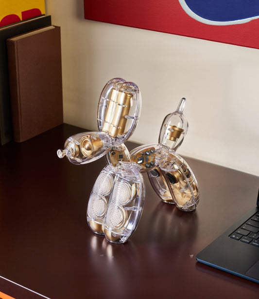 PRE-ORDER - GOLD Balloon Dog Speaker by Jeff Koons x Lexon (Chromatic Collection)