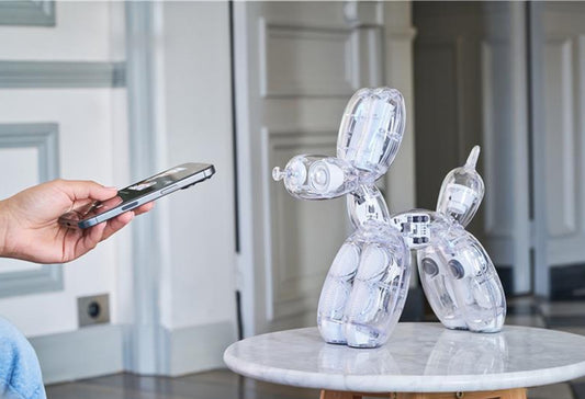 PRE-ORDER - WHITE Balloon Dog Speaker by Jeff Koons x Lexon (Chromatic Collection)