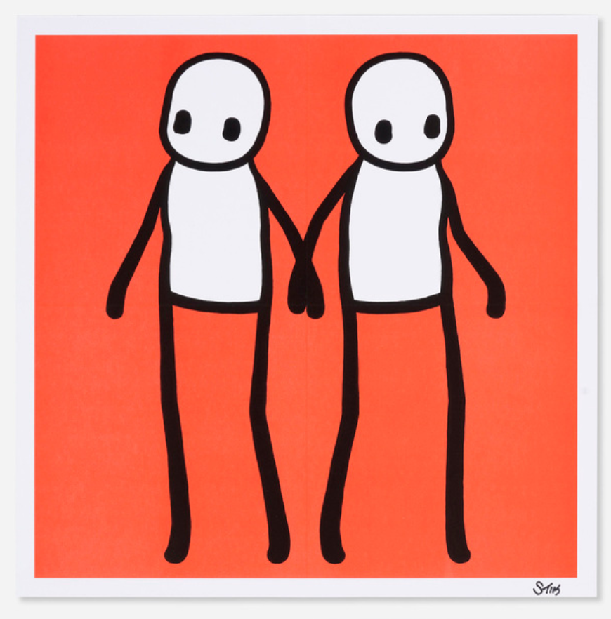 Holding Hands (Red)