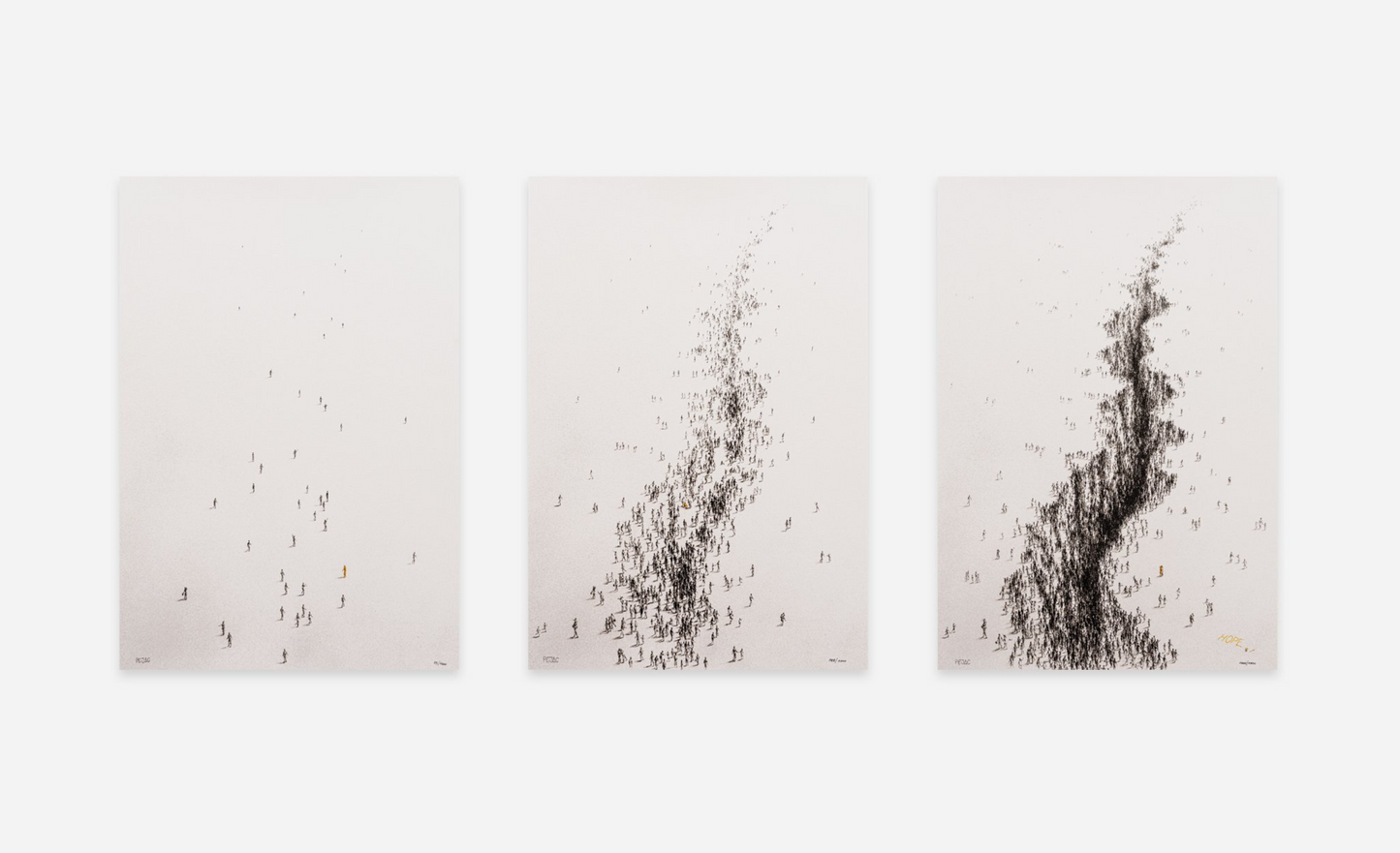 Hope Triptych (framed)