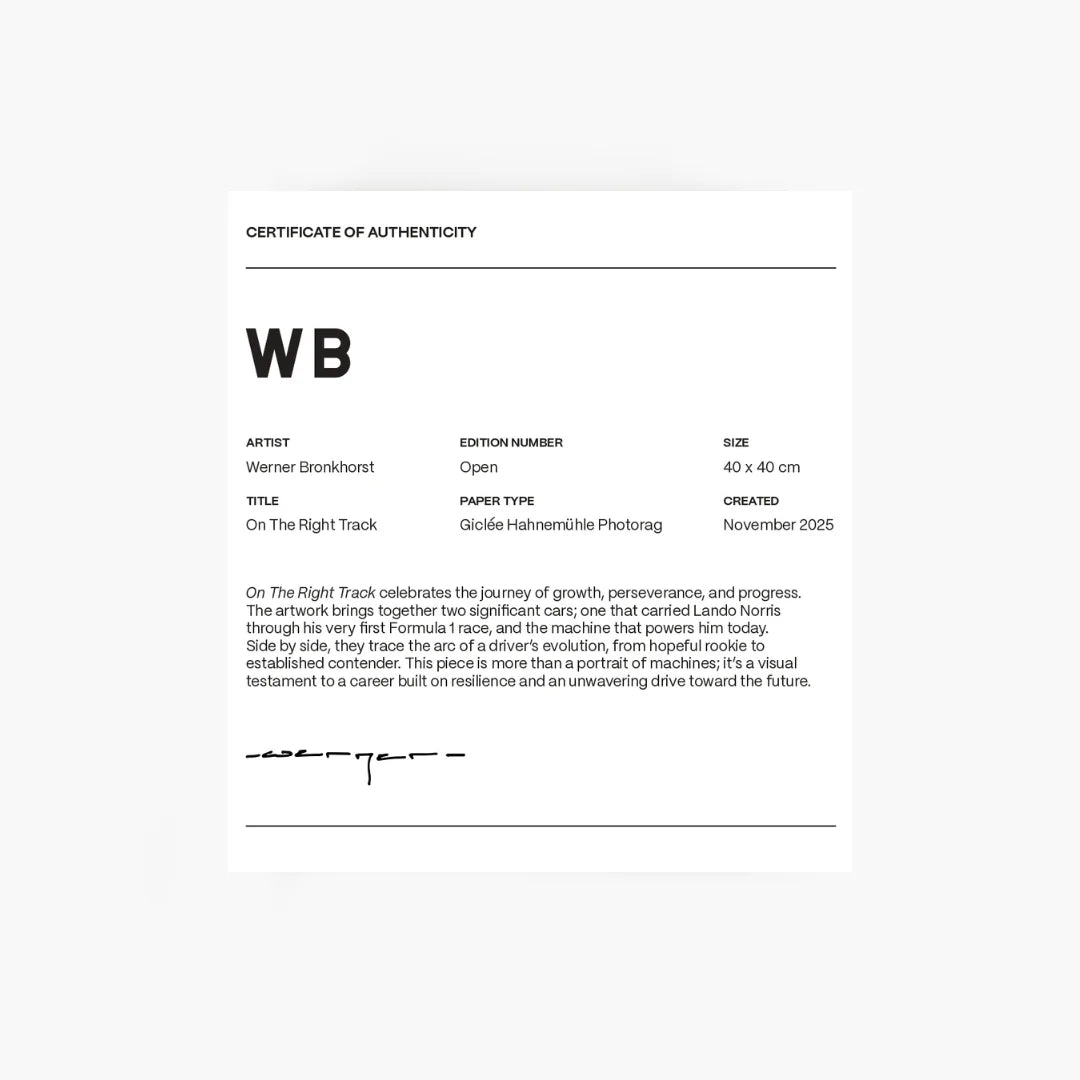 On The Right Track (framed)