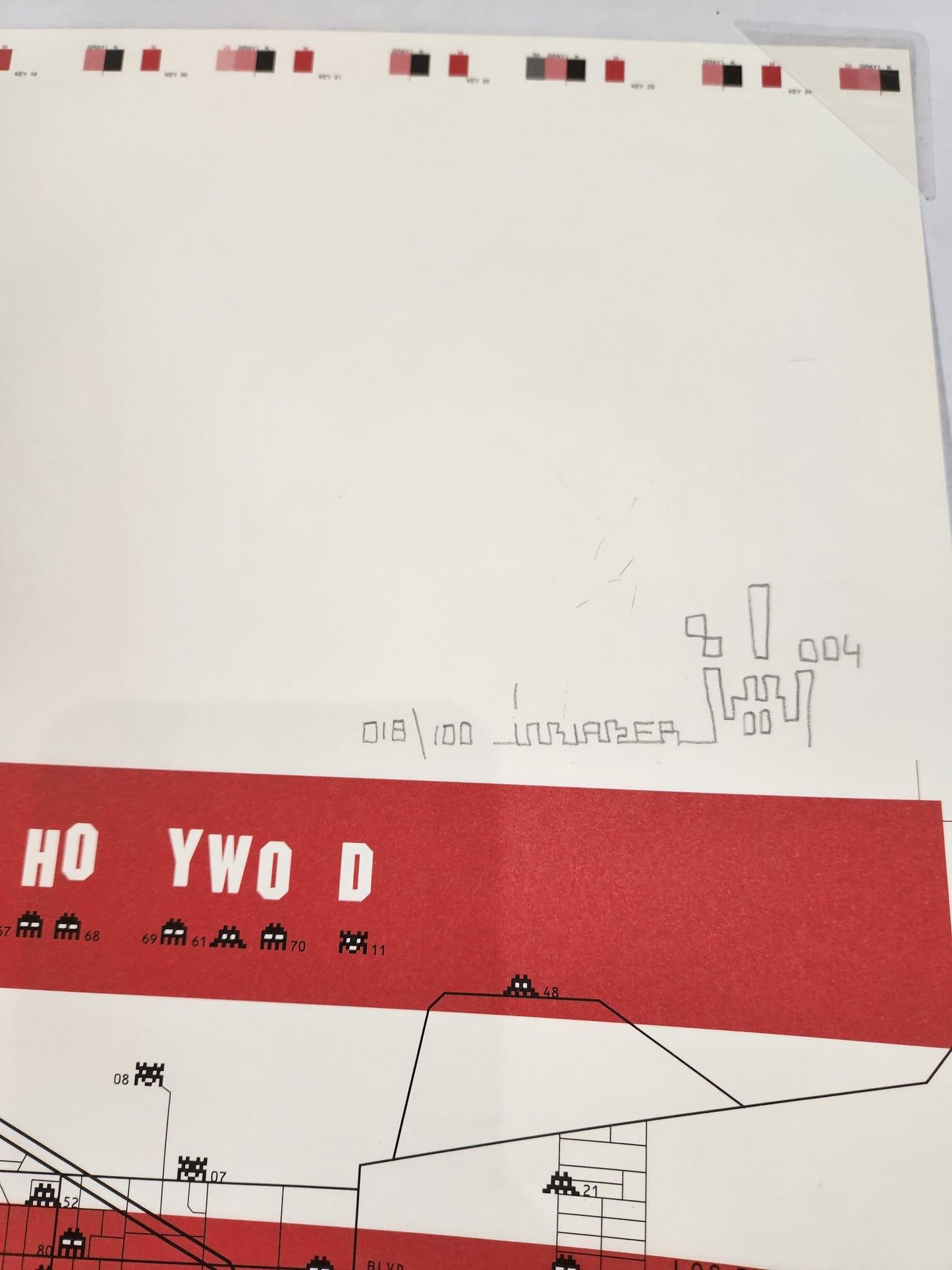 Invasion Map of Los Angeles (Signed)
