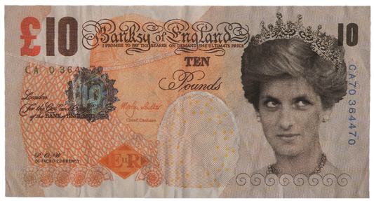 Di-faced Tenner with COA by Lazarides
