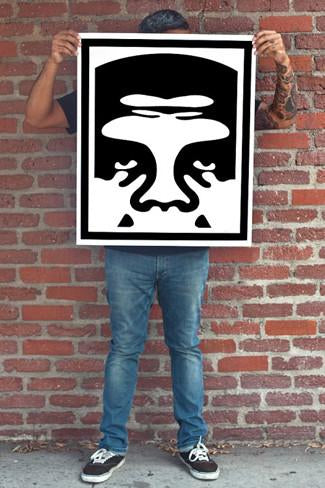 Obey 3-Face Collage (one print)