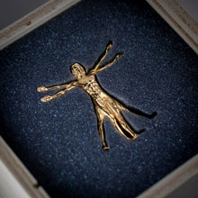 Load image into Gallery viewer, Vitruvian Man (Gold)