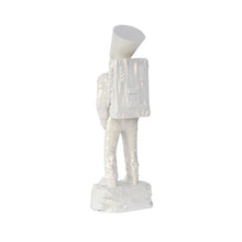 Load image into Gallery viewer, XL Ancient Astronaut Nefertiti (Pearl White)