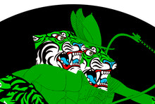 Load image into Gallery viewer, Greek Tiger Double Head (Green)