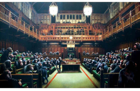 Monkey Parliament (Framed)