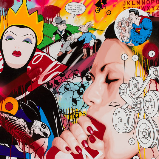 Can't Sleep Clowns Will Eat Me (Framed)