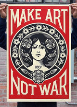 Load image into Gallery viewer, Make Art Not War
