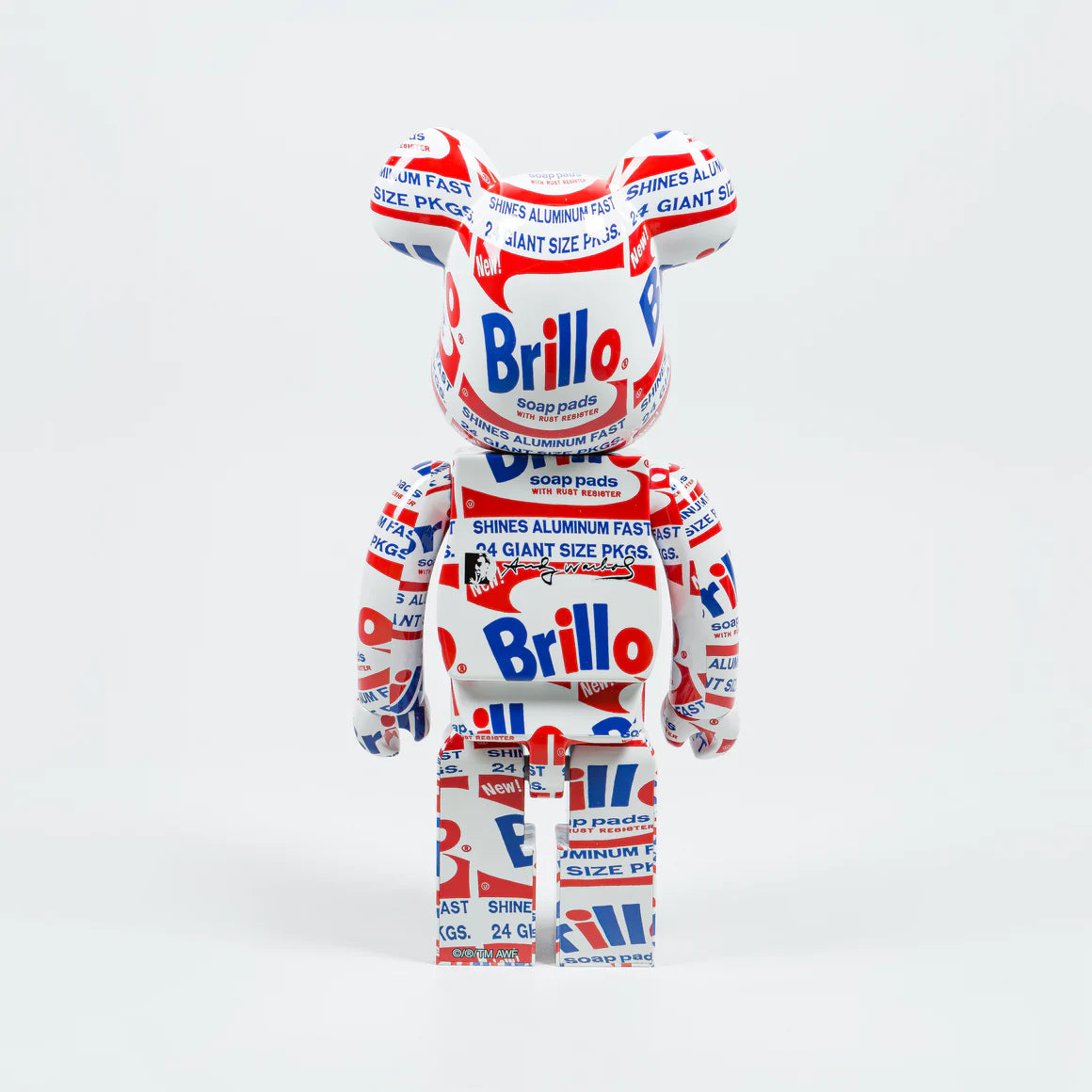 Be@rbrick Andy Warhol Brillo 1000% – Gallery OZ Be@rbrick Andy Warhol Brillo 1000% – Gallery OZ