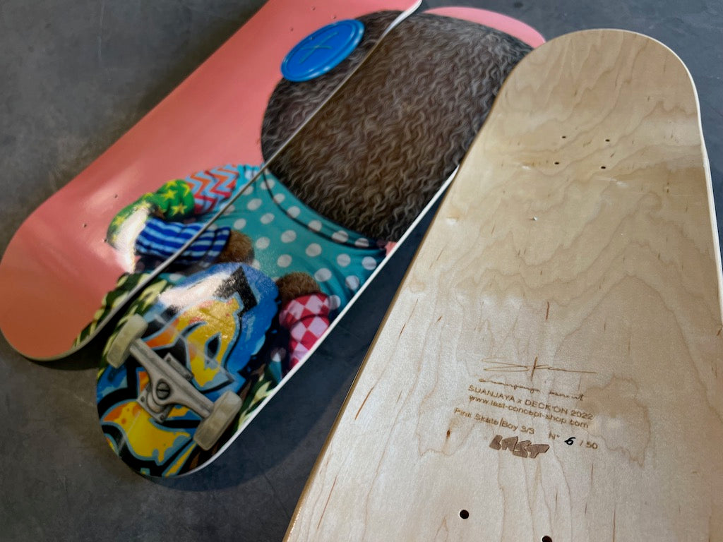 Pink Skate Boy (Triptych)