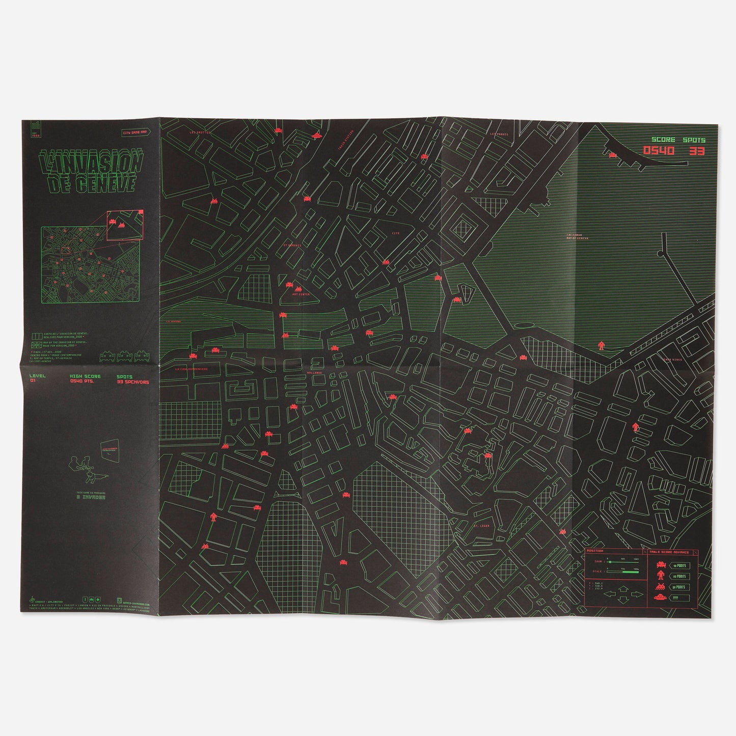 Map Invasion of Geneva