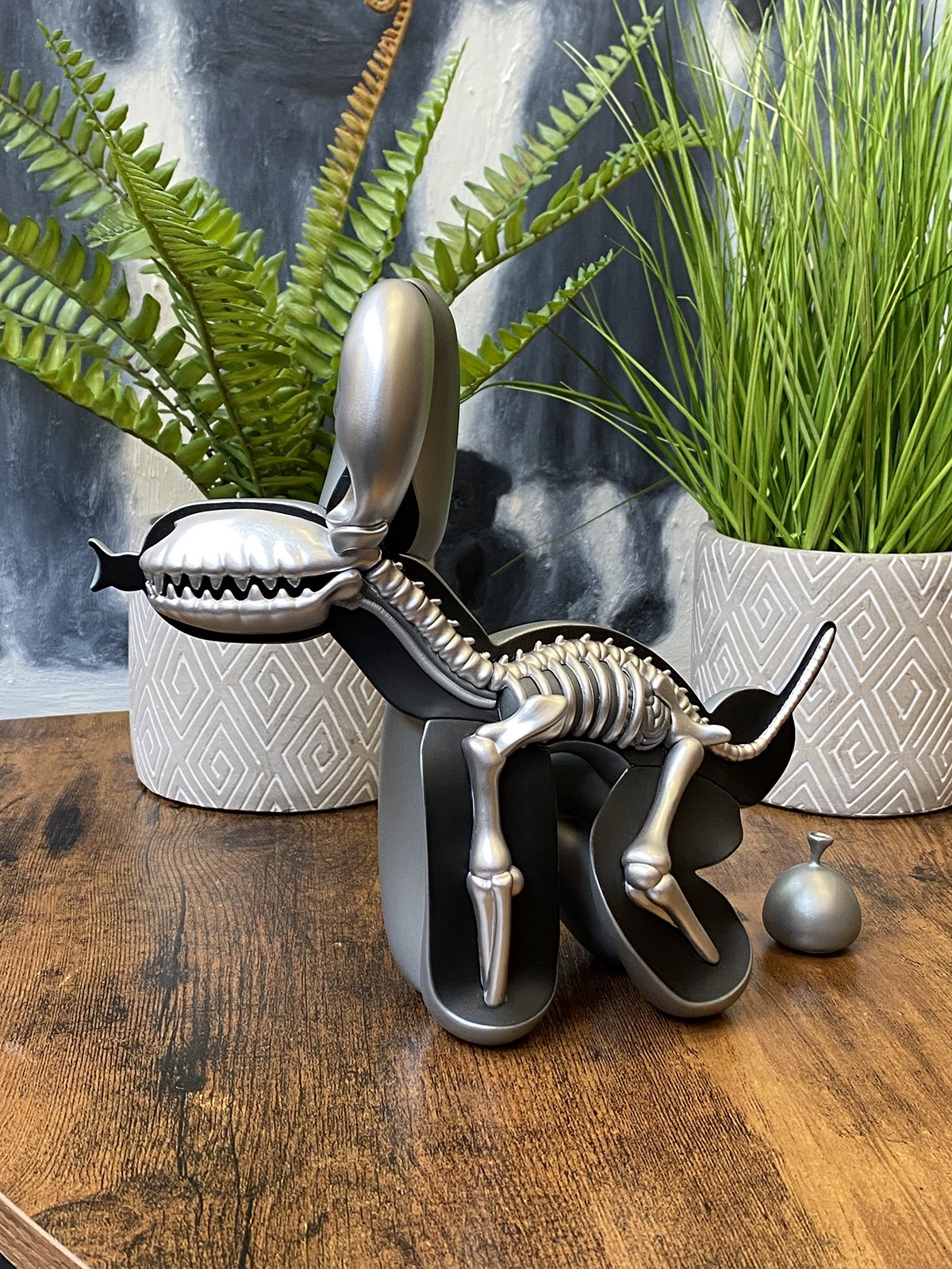 Dissected POPek Balloon Dog Space Gray