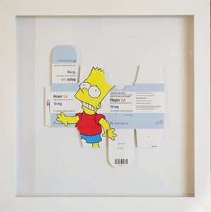 Bart on Ritalin (Framed)