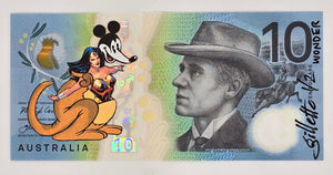Disney Kangaroo with Wonder Woman in Pouch