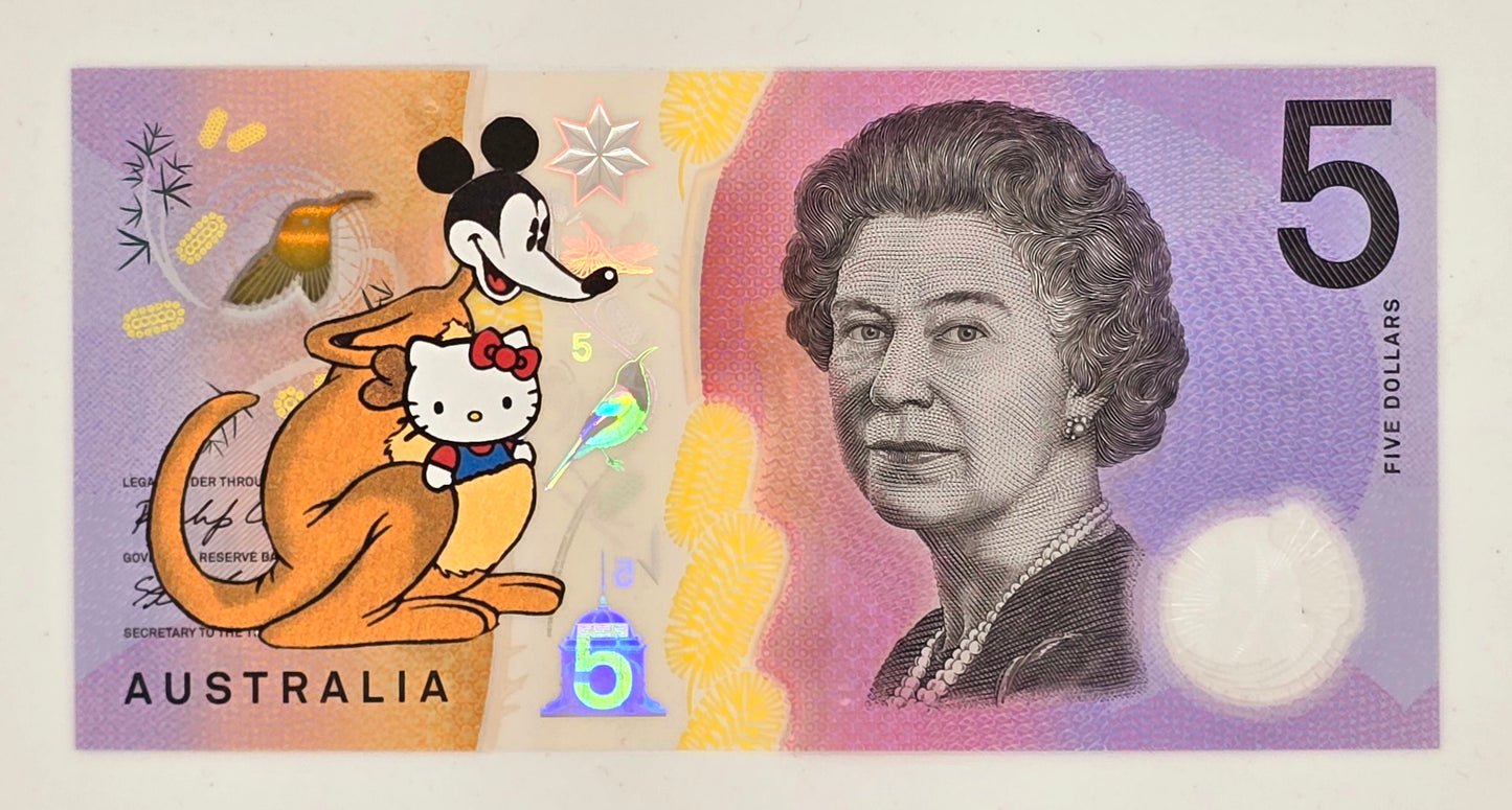 Disney Kangaroo with Hello Kitty in Pouch