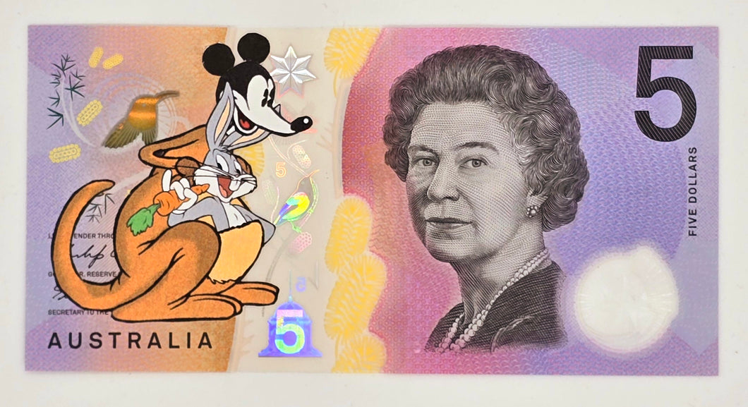 Disney Kangaroo with Bugs Bunny in Pouch