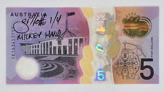 Disney Kangaroo with Clutching Mickey Mouse Hand in Pouch