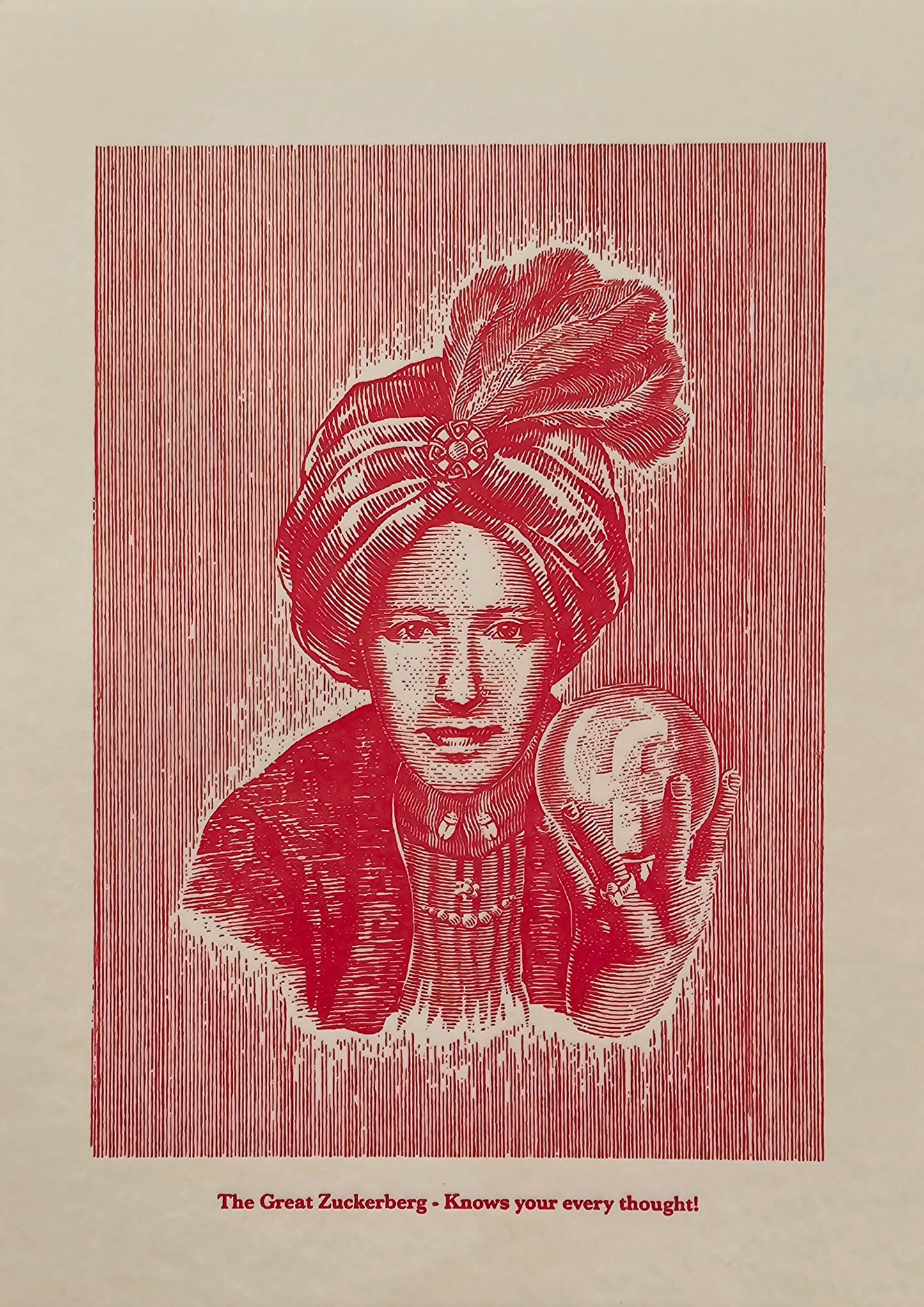 Mini Print Zuckerberg