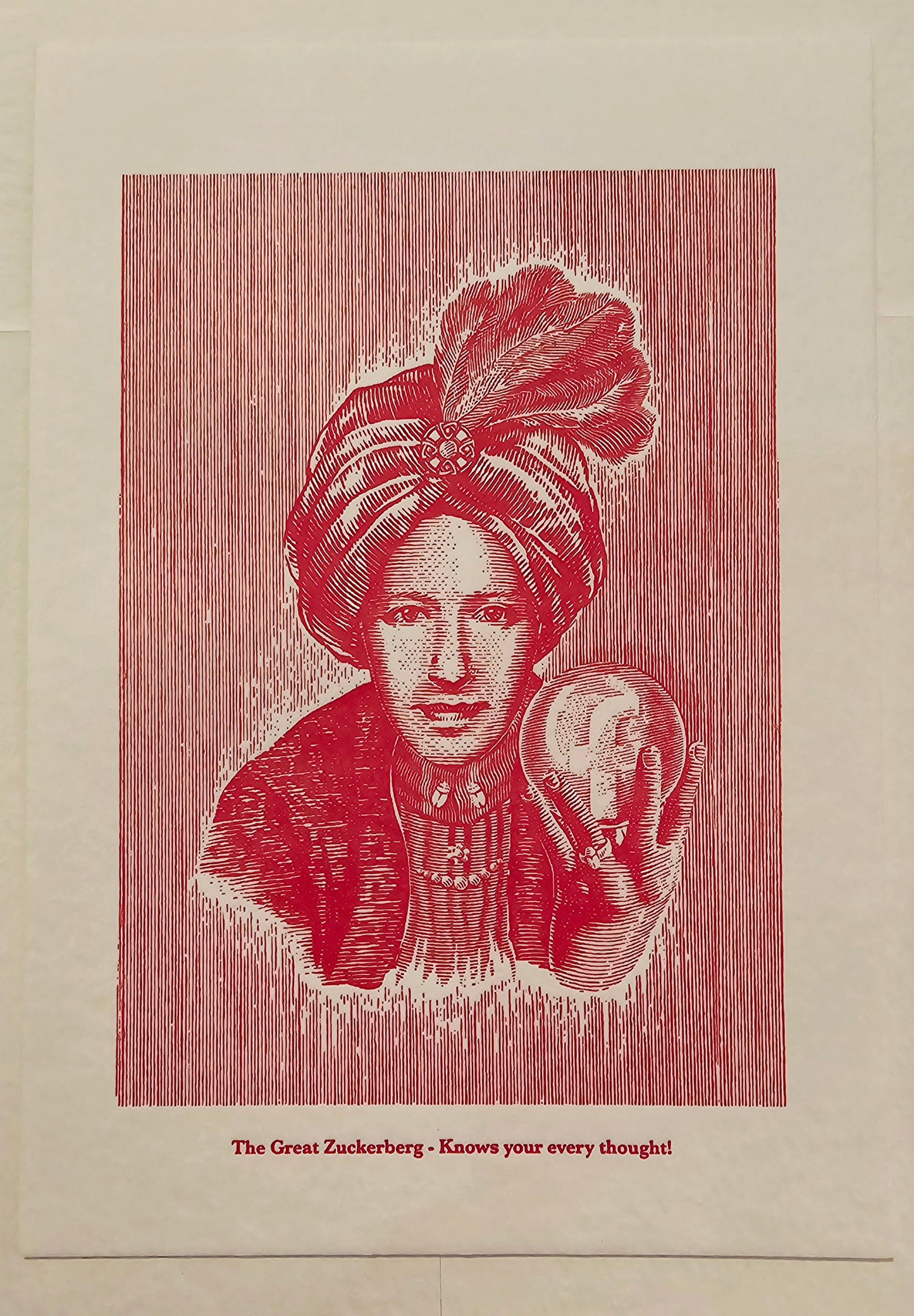 Mini Print Zuckerberg