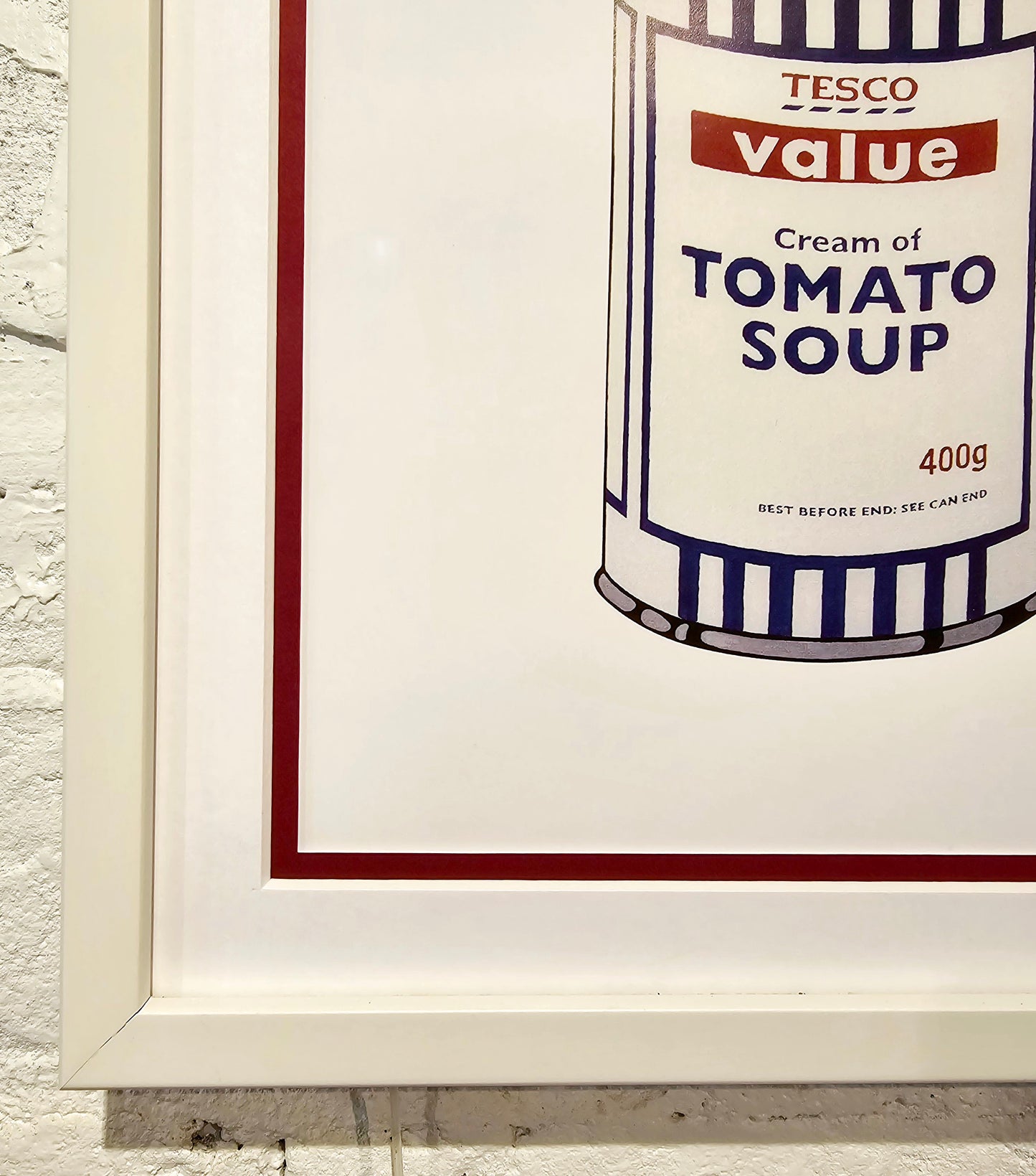 Soup Cans Poster with POW Tube (Framed)