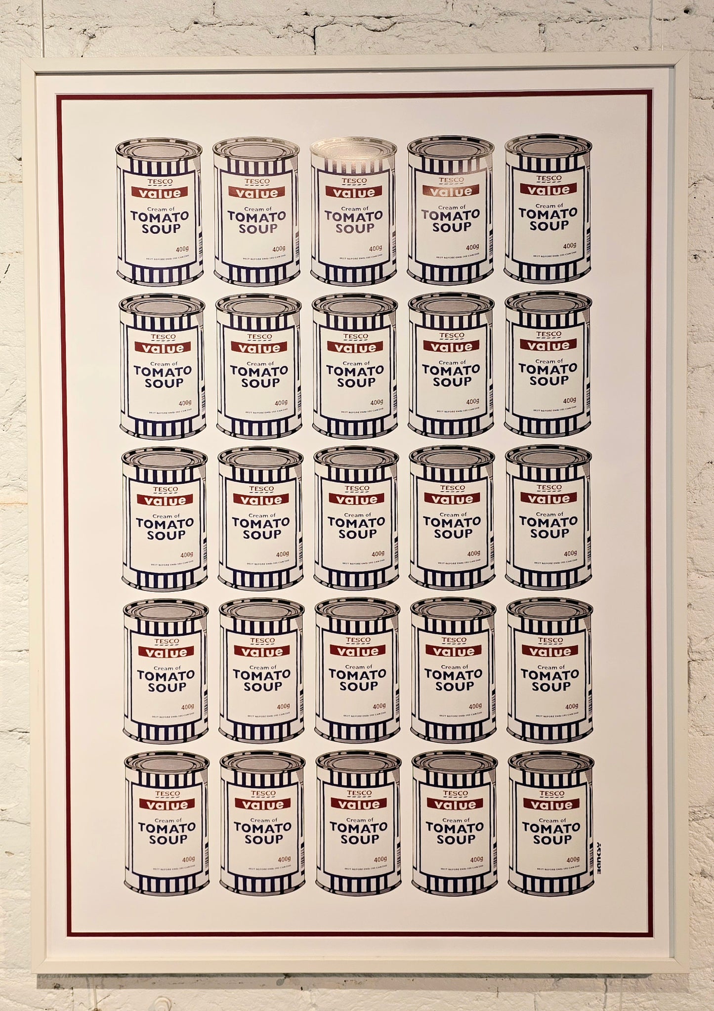 Soup Cans Poster with POW Tube (Framed)