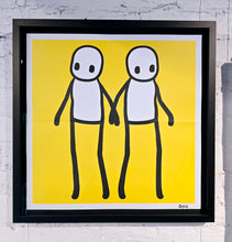 Load image into Gallery viewer, Holding Hands - Yellow (Framed)
