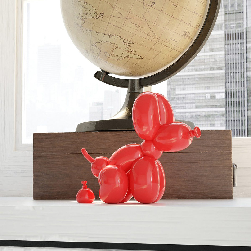 Cute POPek Balloon Dog - Red