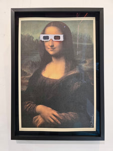 Mona Lisa 3D (Framed)