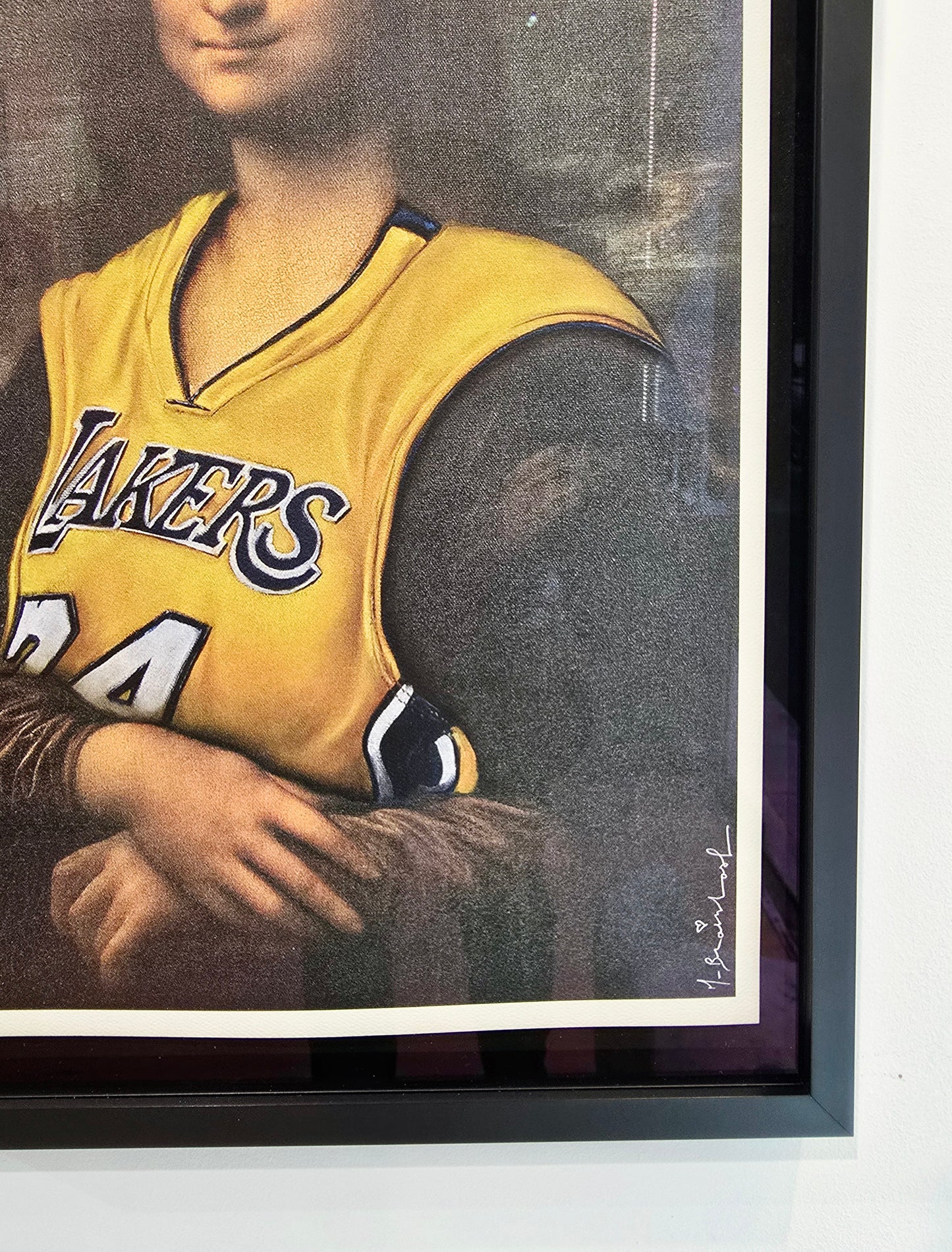 Mona Lisa Lakers (Framed)