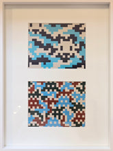 Load image into Gallery viewer, Invader Camo Postcards (framed)
