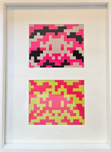 Load image into Gallery viewer, Invader Camo Postcards (framed)
