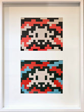 Load image into Gallery viewer, Invader Camo Postcards (framed)
