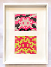 Load image into Gallery viewer, Invader Camo Postcards (framed)
