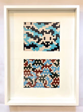 Load image into Gallery viewer, Invader Camo Postcards (framed)
