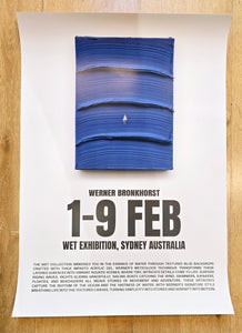 Baby Blue Poster Wet Exhibition