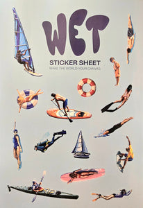 WET Sticker sheet